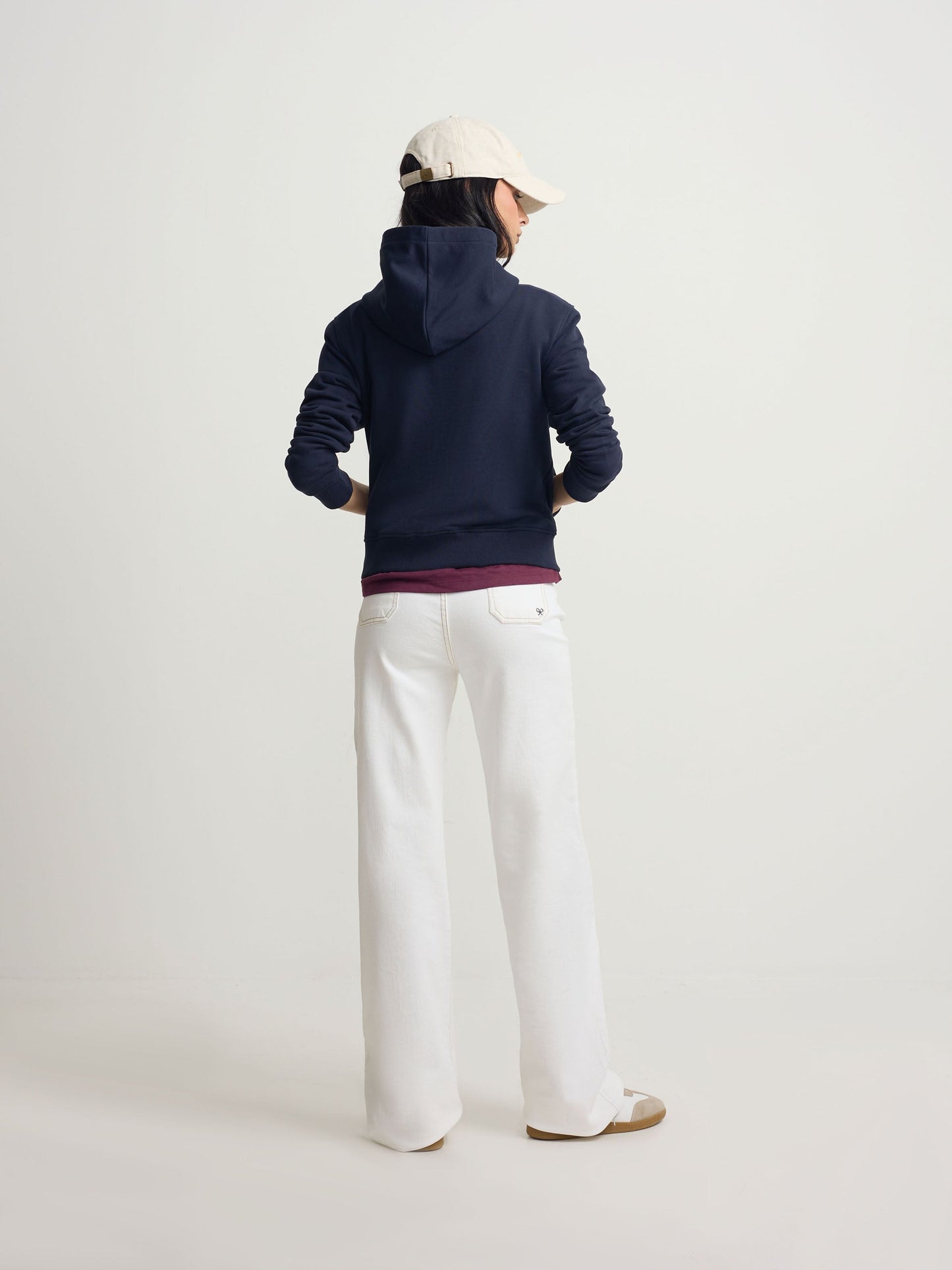 Sudadera woman cremallera raqueta marino