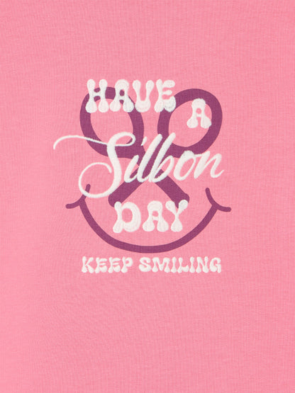 Sudadera woman have a silbon day rosa
