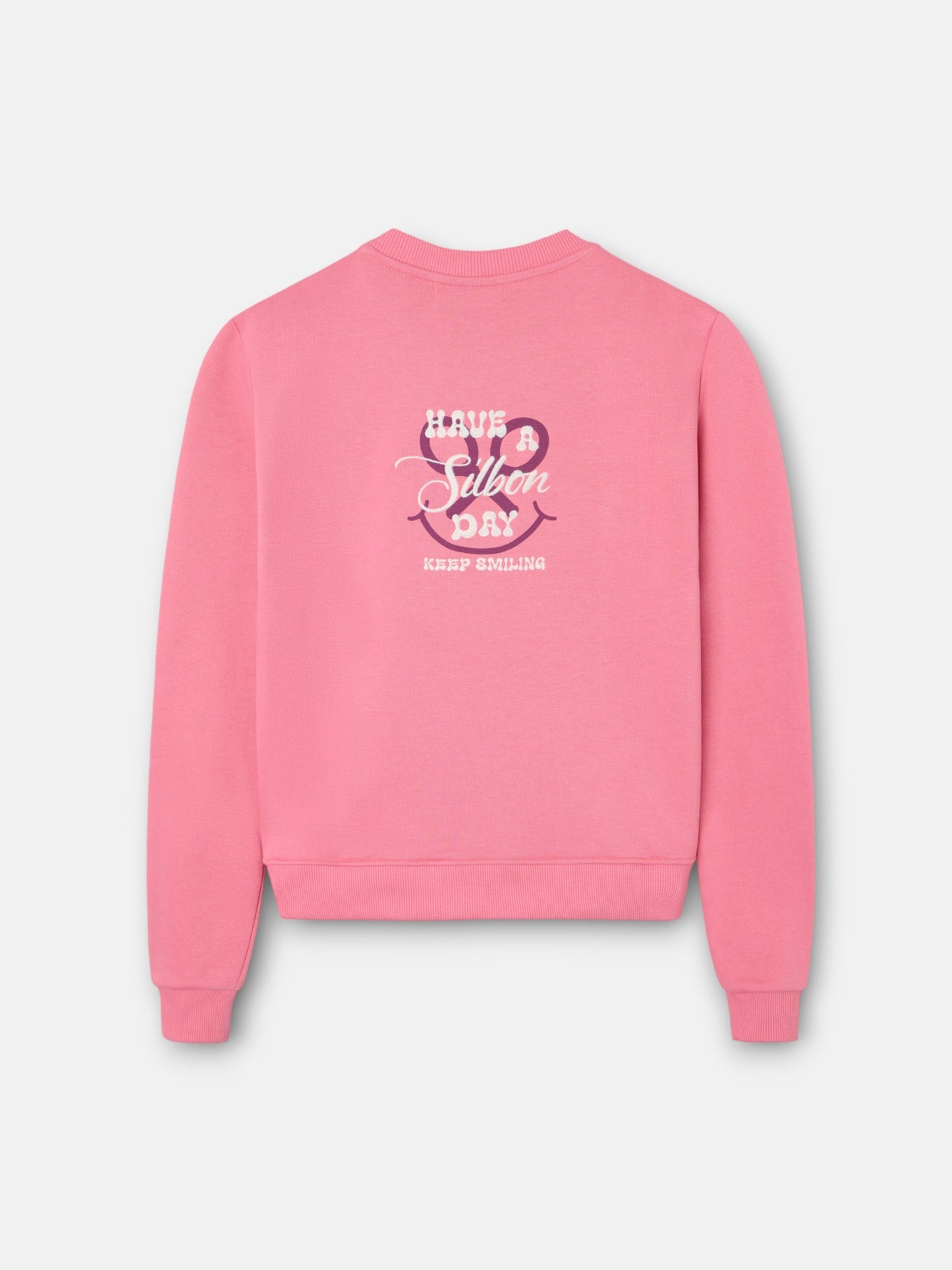 Sudadera woman have a silbon day rosa