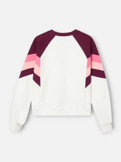 Sudadera woman tricolor morados