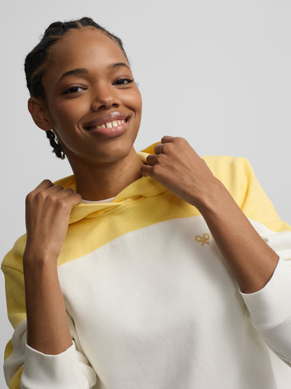 Sudadera woman estrella bicolor cruda