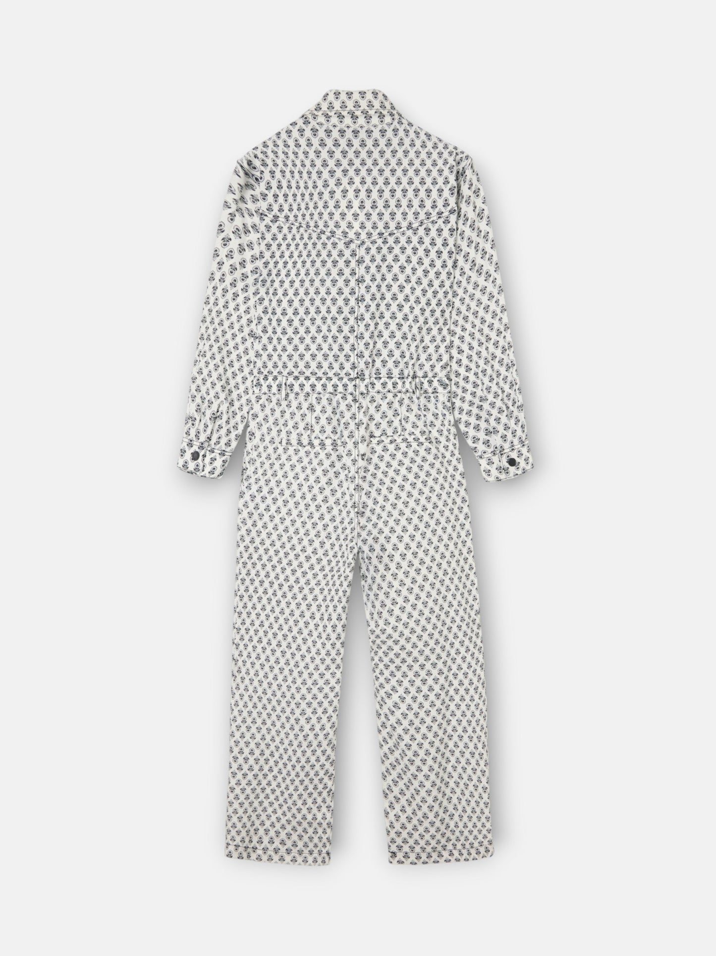 Mono lino estampado blanco