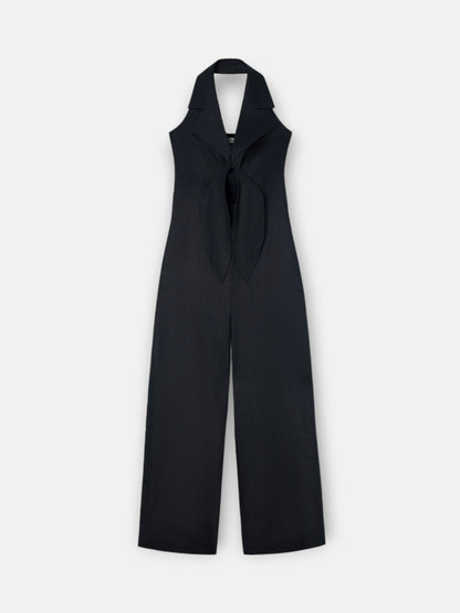 Mono halter lino negro