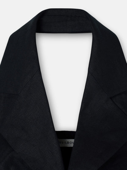 Mono halter lino negro