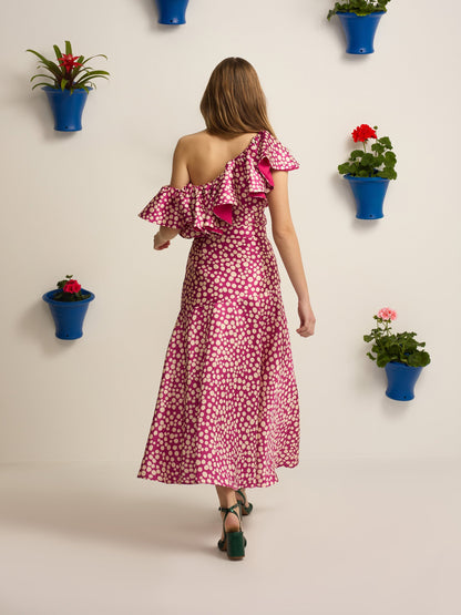 Top event collection estampado morado
