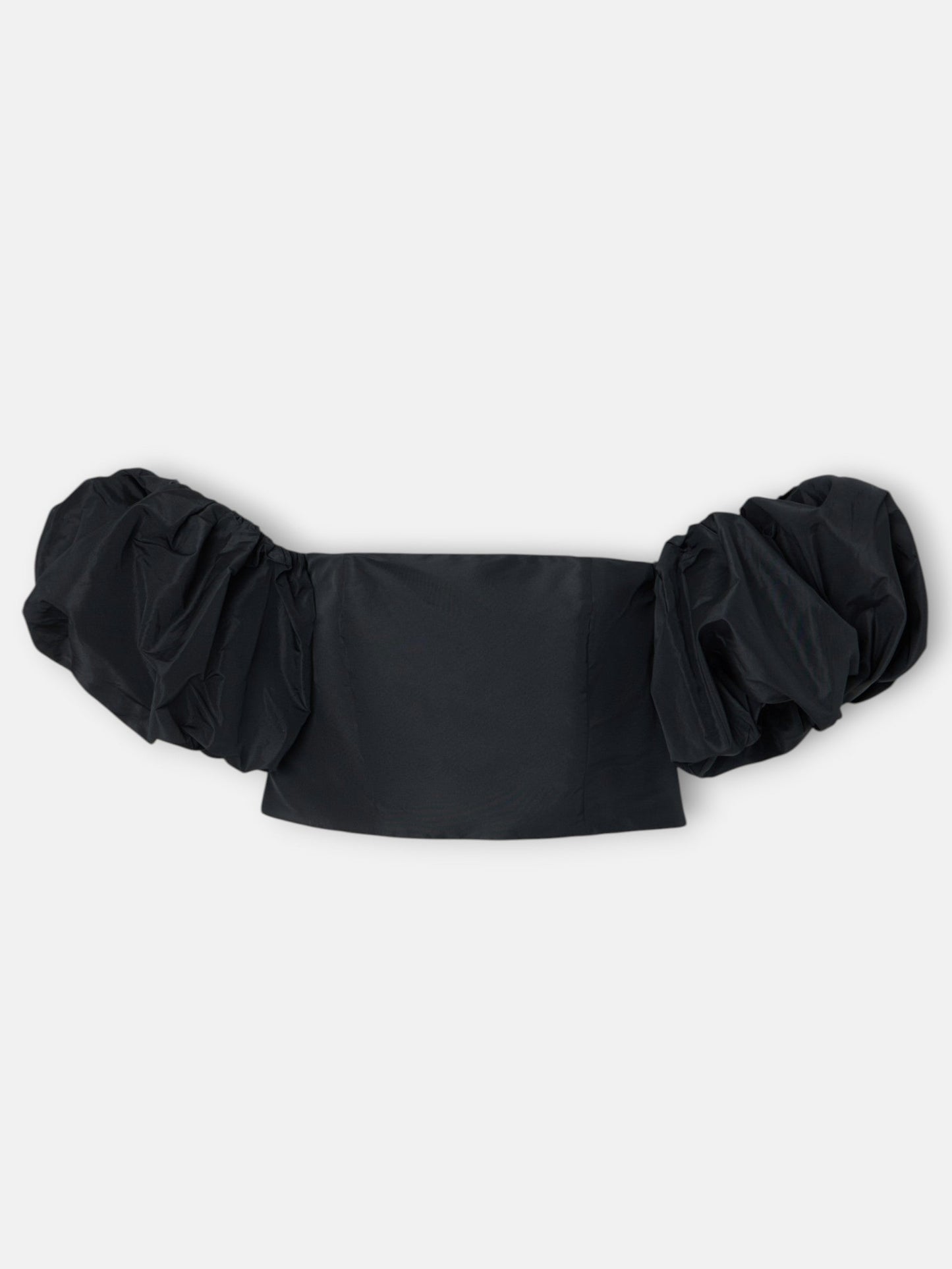 Top CaprilexSilbon tafeta negra