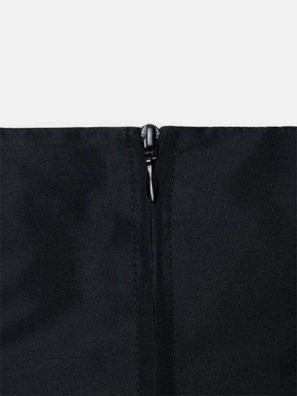Top CaprilexSilbon tafeta negra