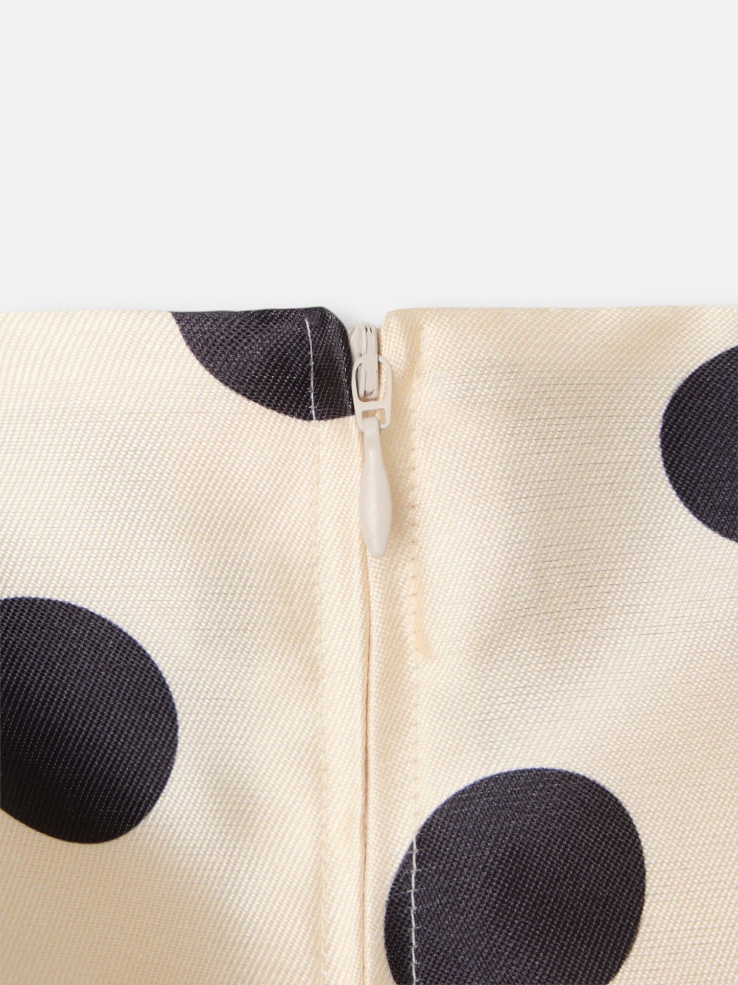 Top CaprilexSilbon mikado vainilla y negro