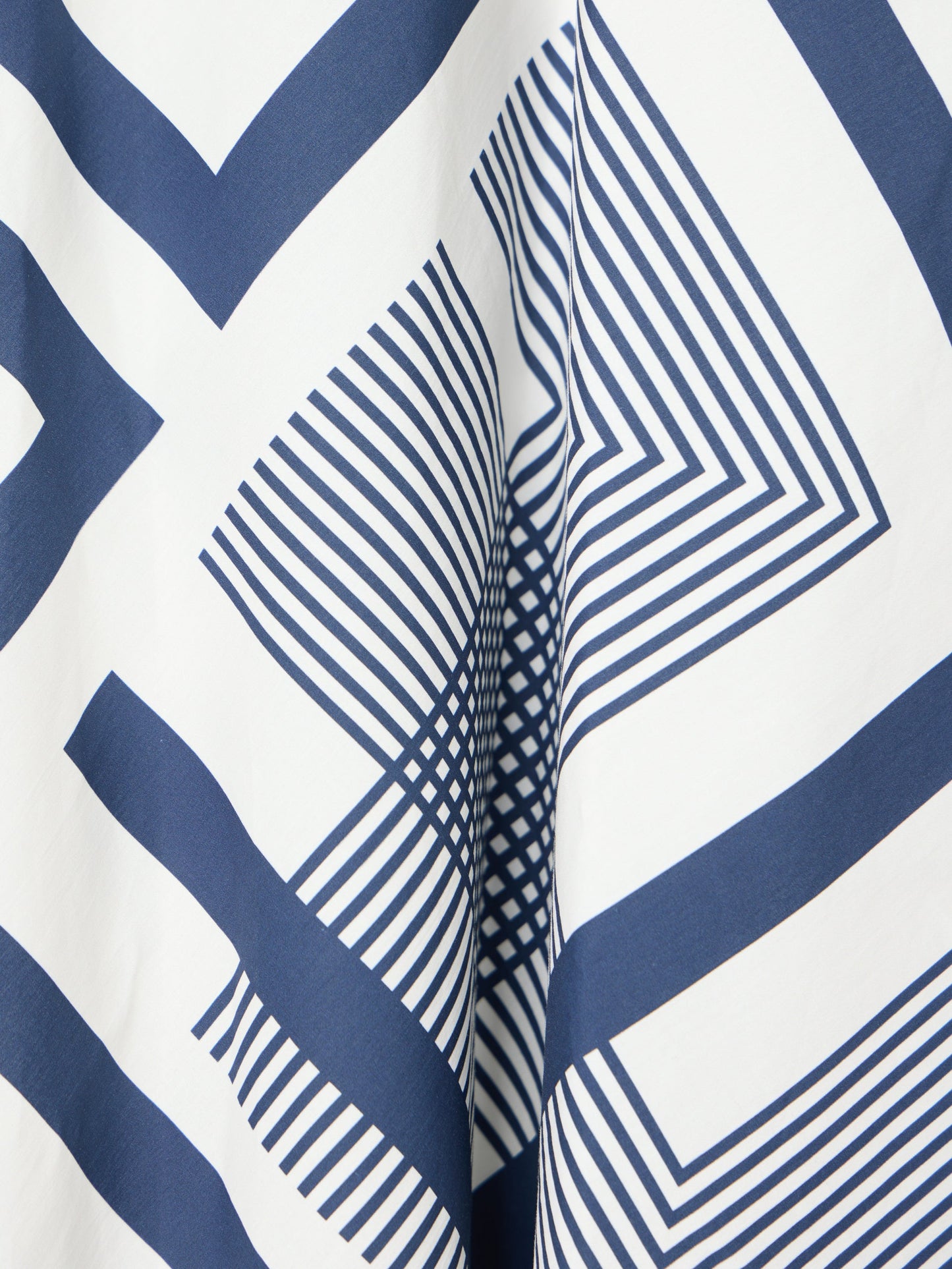 Falda midi unique estampado azul