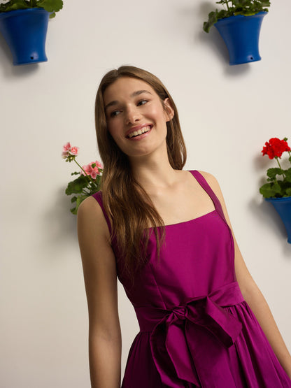Vestido event collection tafeta morado