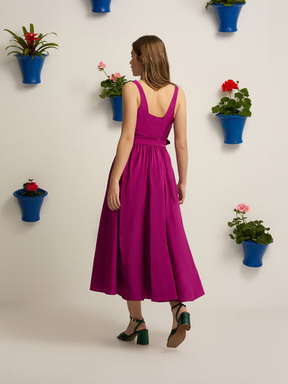 Vestido event collection tafeta morado