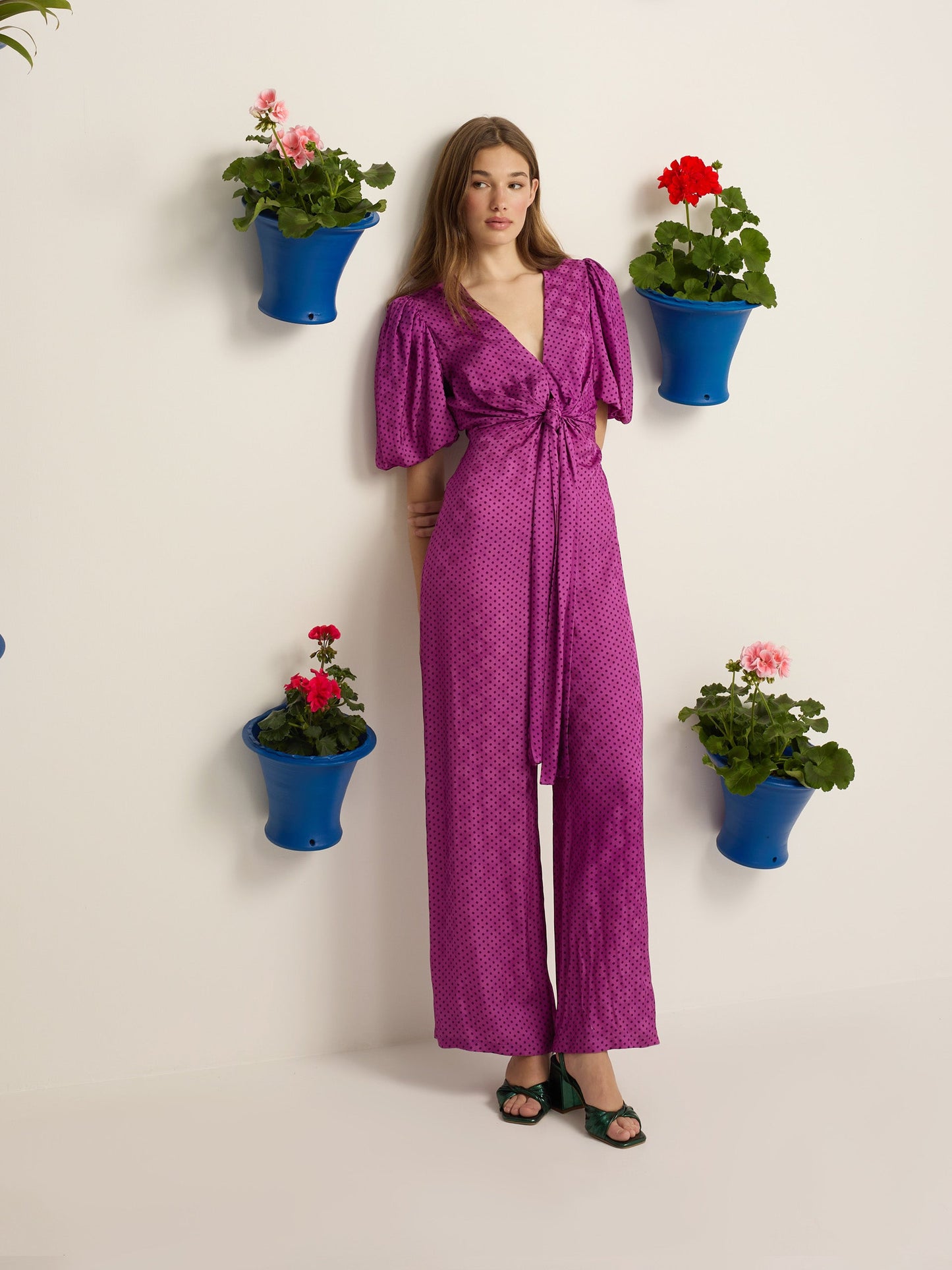 Mono event collection nudo lunares morado
