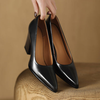 Verona - Elegantes zapatos de tacón bloque para mujer