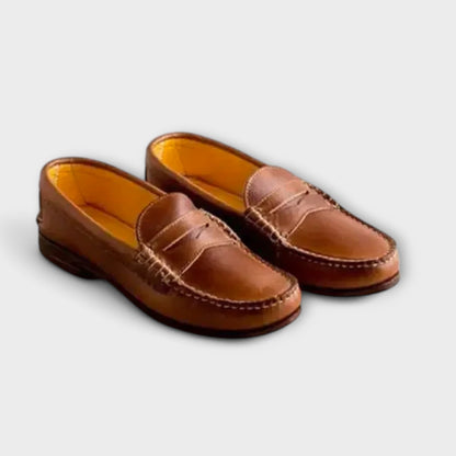Blanca - Mocasines Clásicos Femeninos