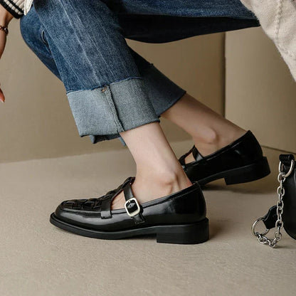 Isava - Zapatos Mary Jane Vintage para Mujer