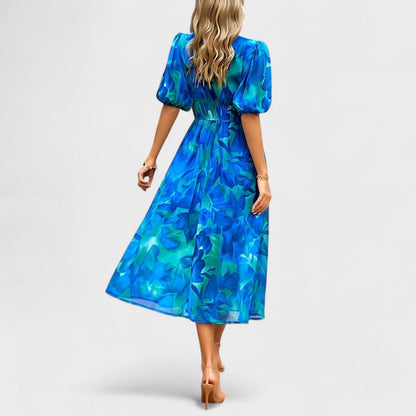 Carla - Vestido Midi Floral Elegante
