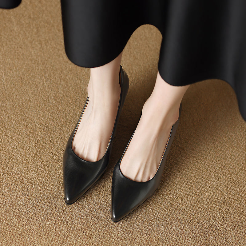 Verona - Elegantes zapatos de tacón bloque para mujer