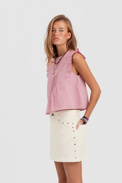 BLUSA BORDADA JARETAS
