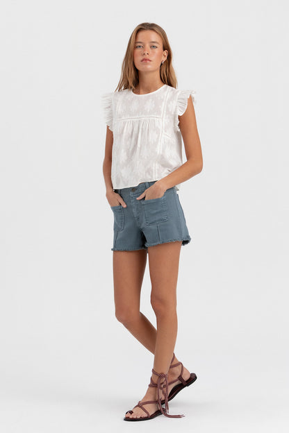 BLUSA DETALLE FLORES