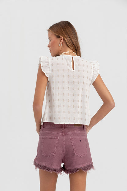 BLUSA JARETAS BORDADOS