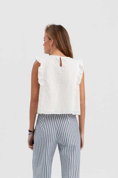 BLUSA BORDADA JARETAS