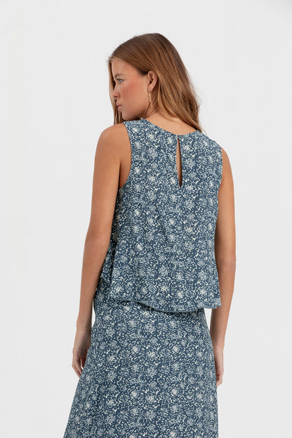 TOP ABERTURA ESTAMPADO