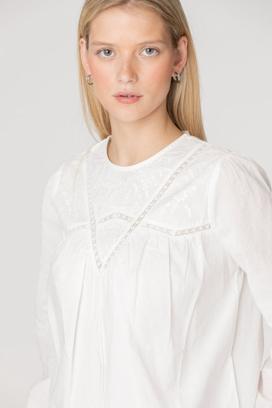 BLUSA BORDADOS CANESU ENTREDOS