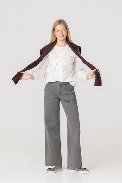 BLUSA BORDADOS CANESU ENTREDOS
