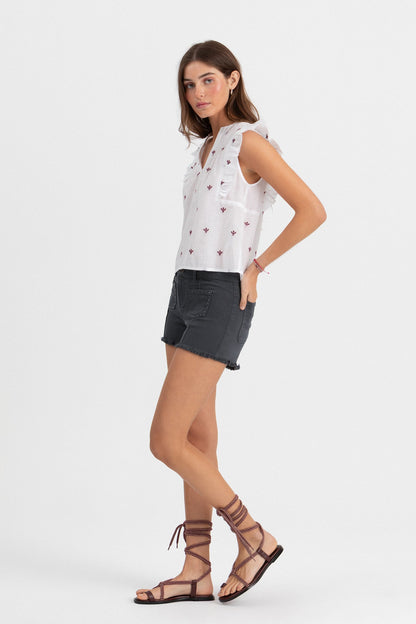 BLUSA DETALLE BORDADO ABALORIO