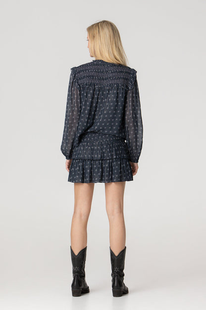 BLUSA ESTAMPADA FRUNCES