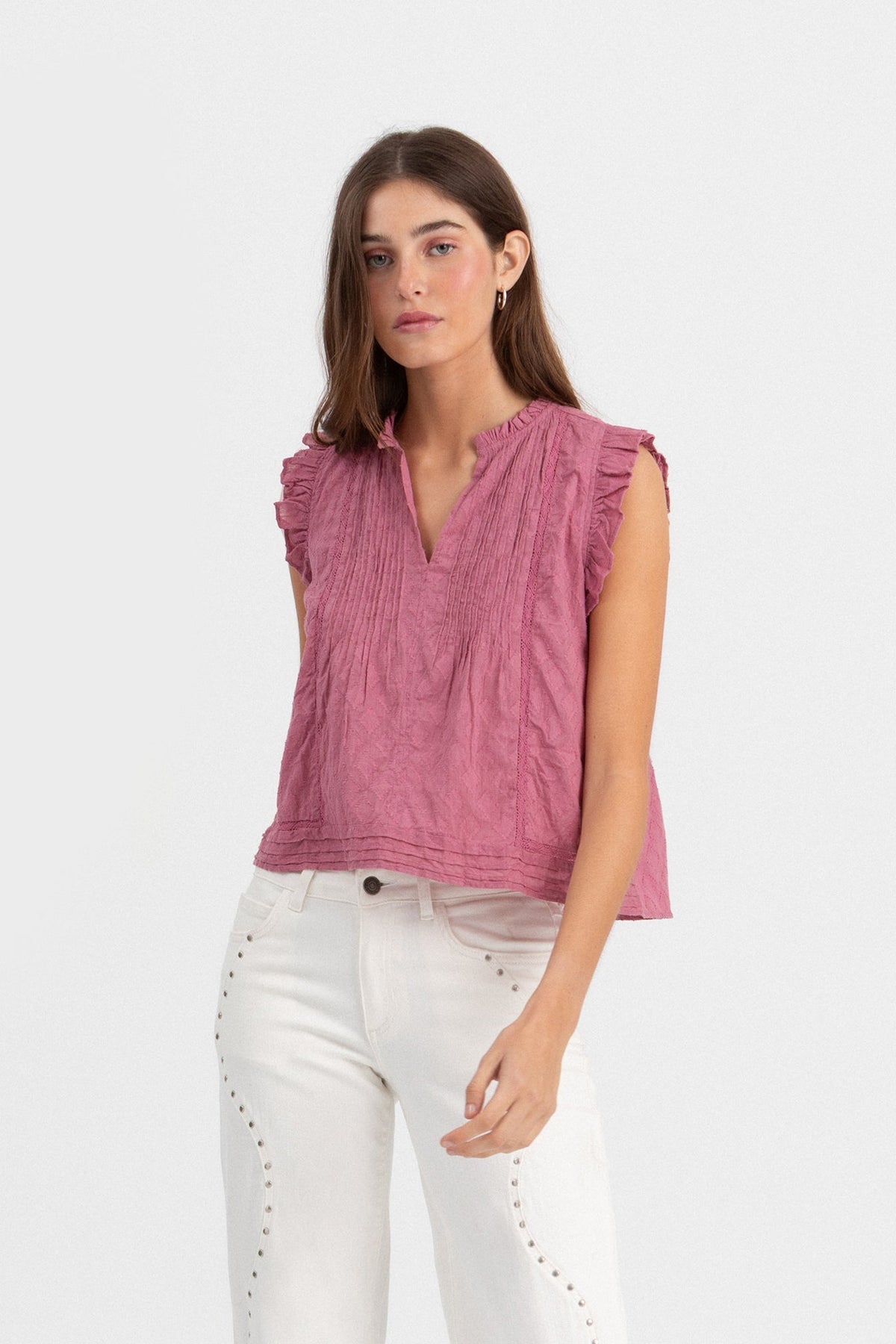 BLUSA JARETAS DETALLE ENTREDOS