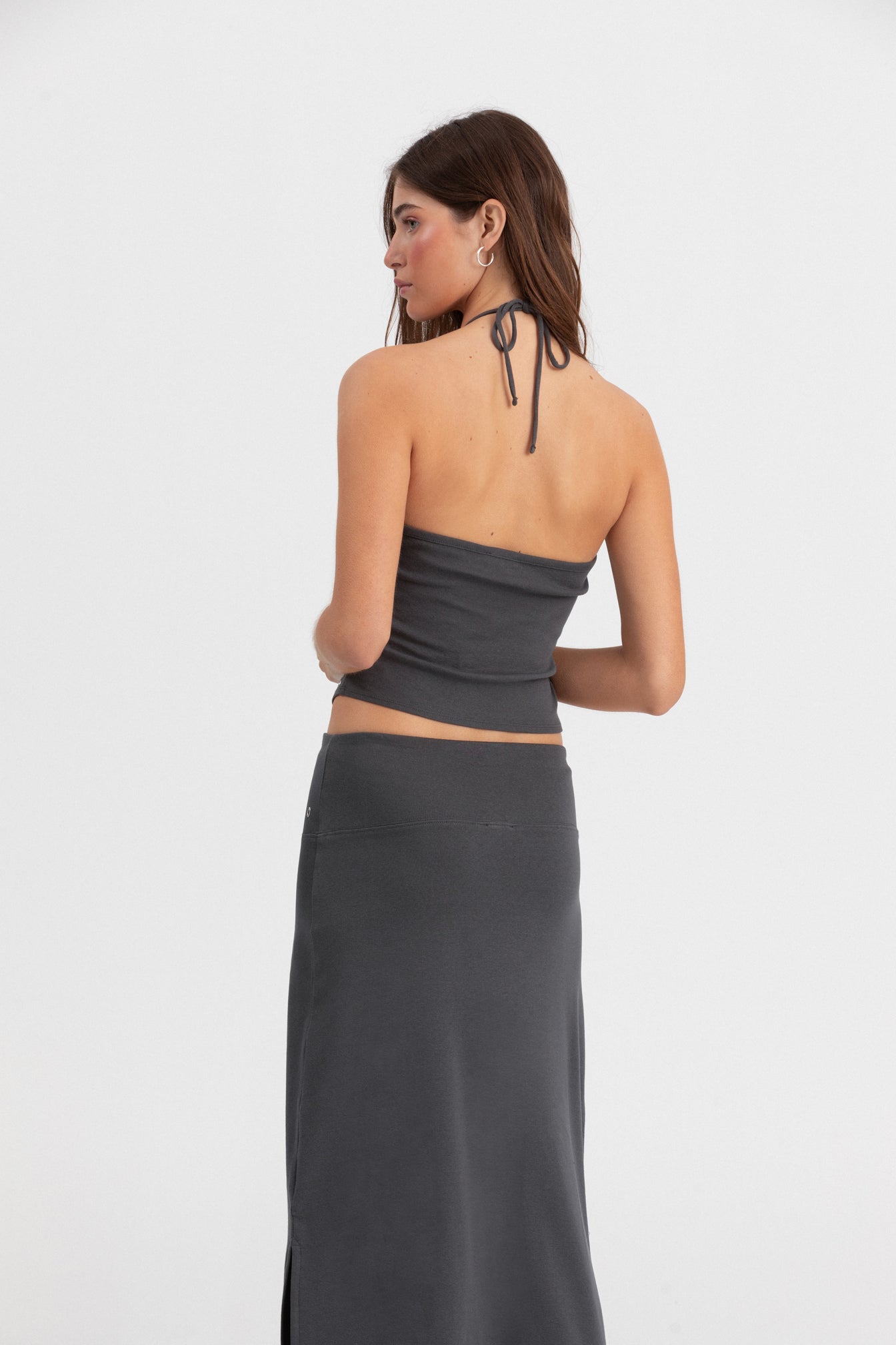 FALDA MIDI EYELETS