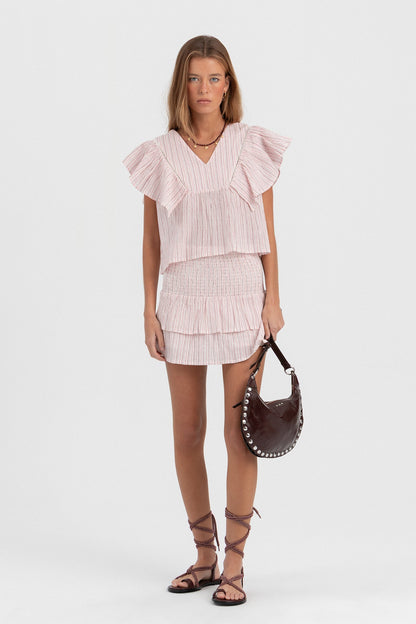 FALDA MINI RAYAS