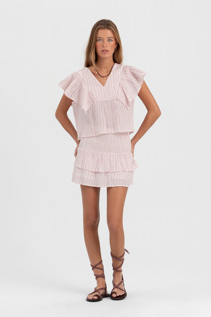 FALDA MINI RAYAS