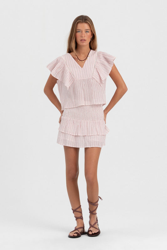 FALDA MINI RAYAS