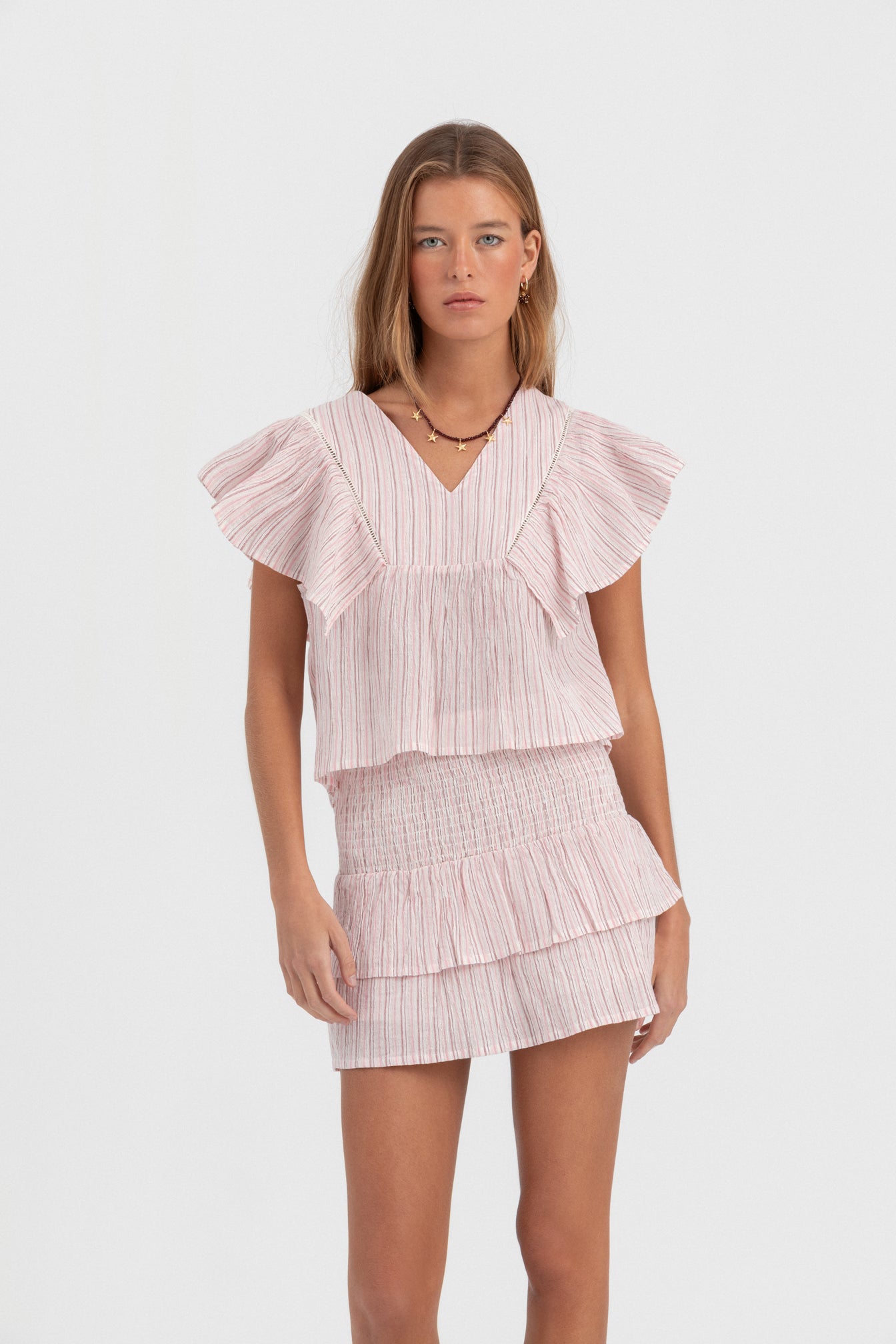 FALDA MINI RAYAS
