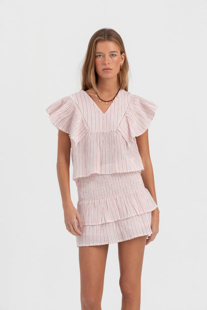 FALDA MINI RAYAS