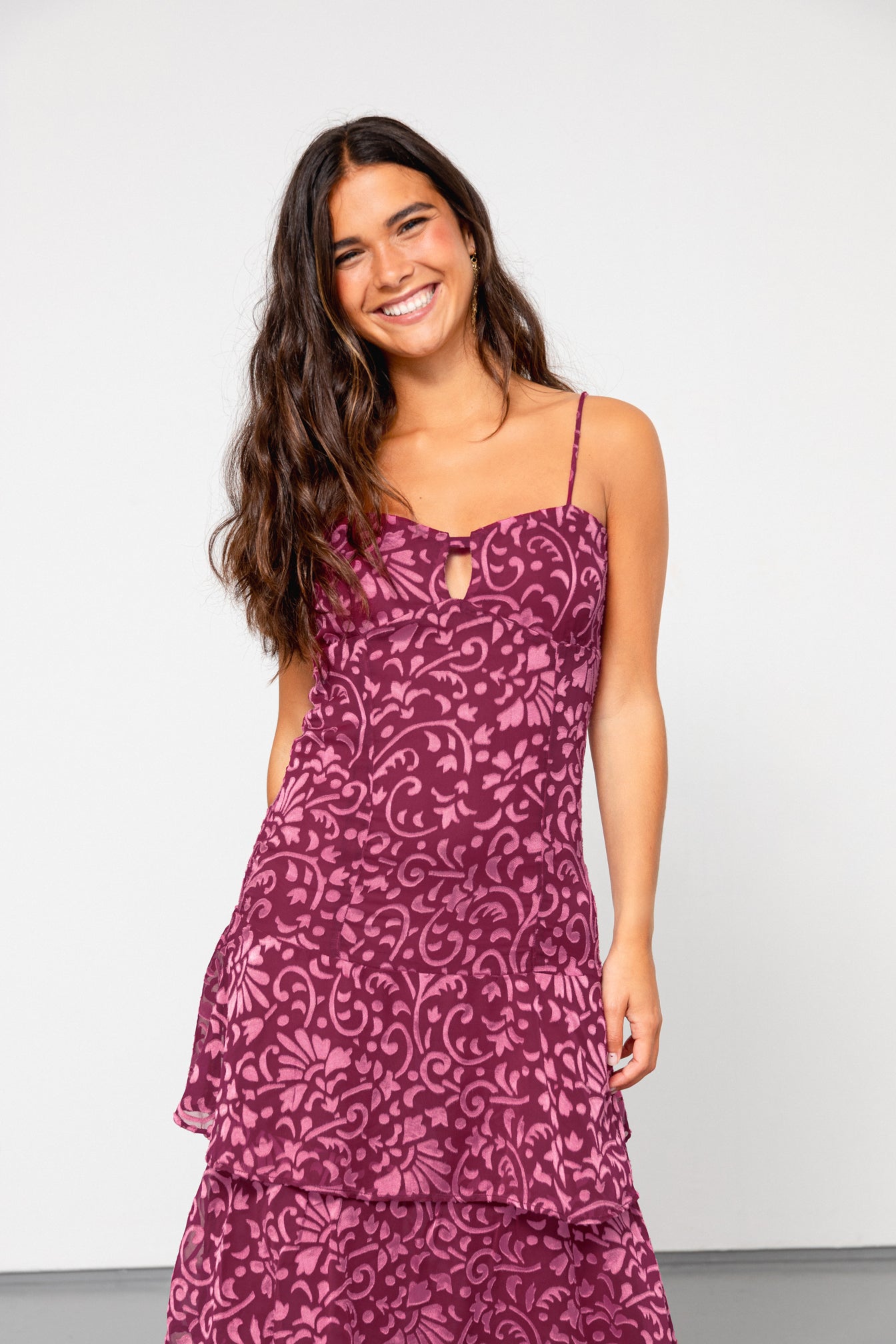 VESTIDO MIDI VOLANTES MERCEDES