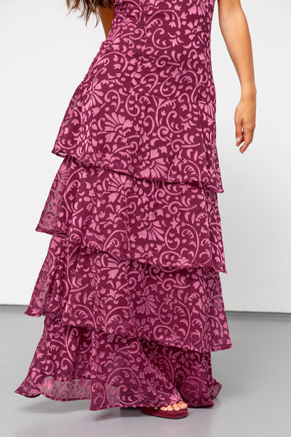 VESTIDO MIDI VOLANTES MERCEDES