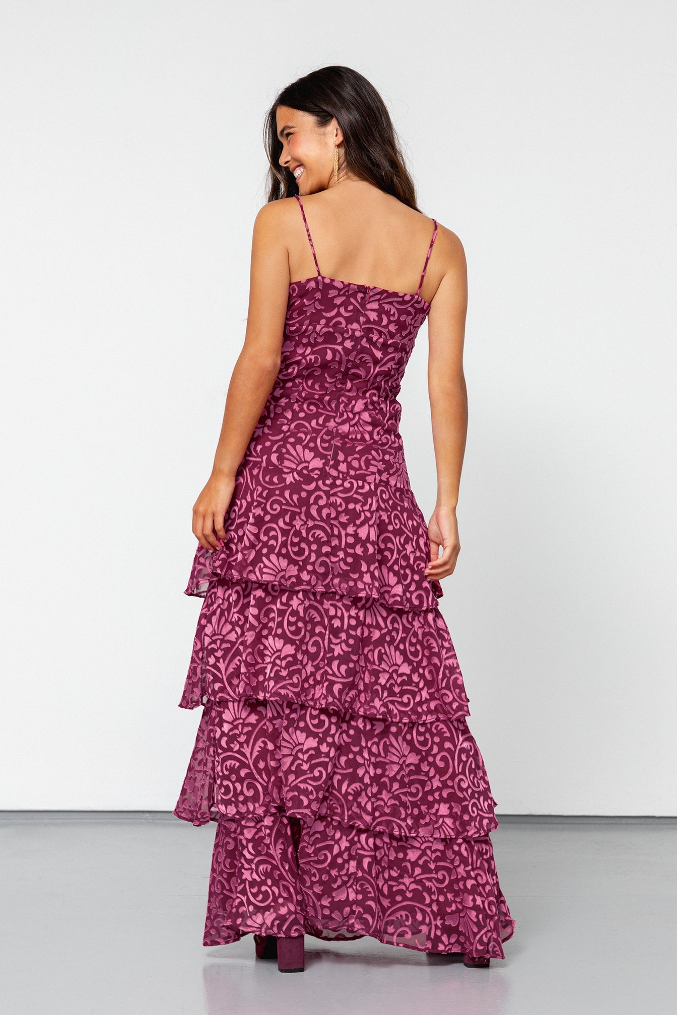 VESTIDO MIDI VOLANTES MERCEDES