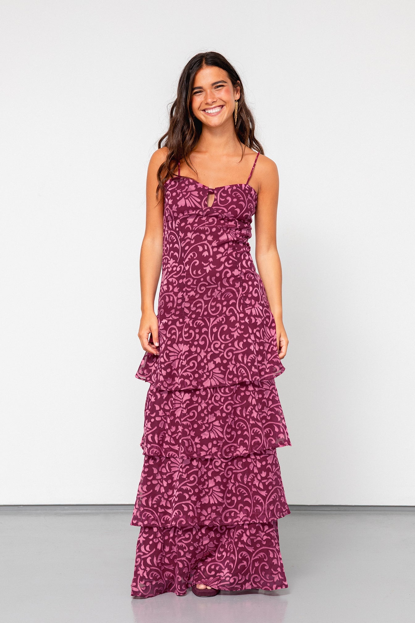 VESTIDO MIDI VOLANTES MERCEDES