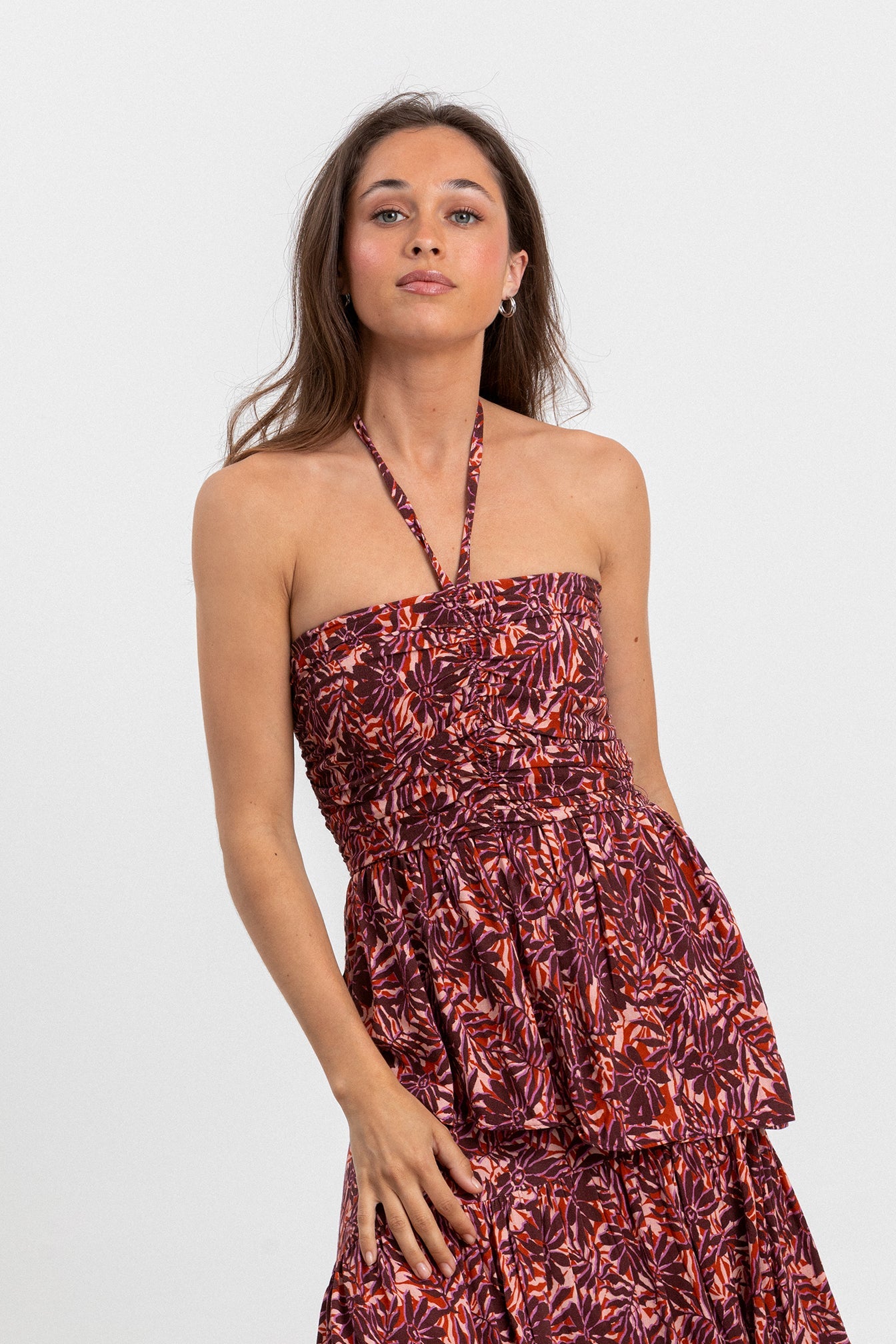 VESTIDO MIDI VOLANTES RENATA