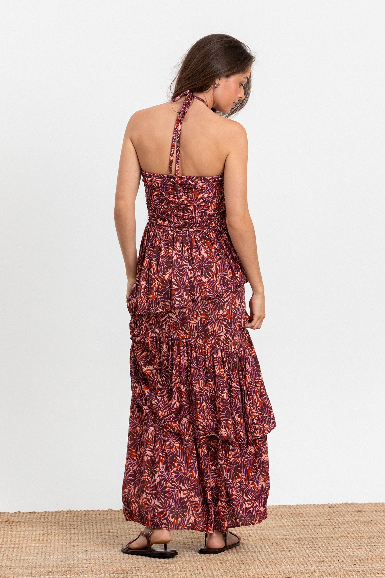 VESTIDO MIDI VOLANTES RENATA