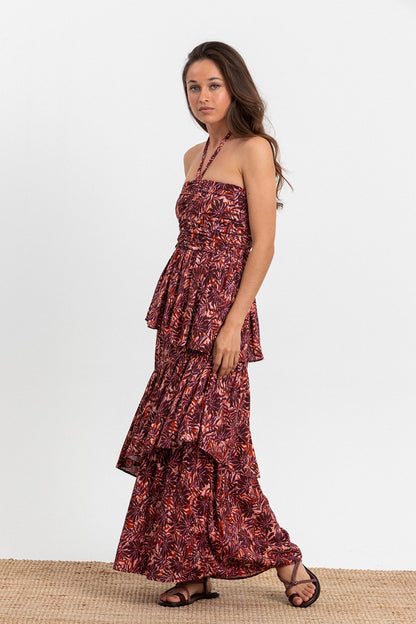 VESTIDO MIDI VOLANTES RENATA