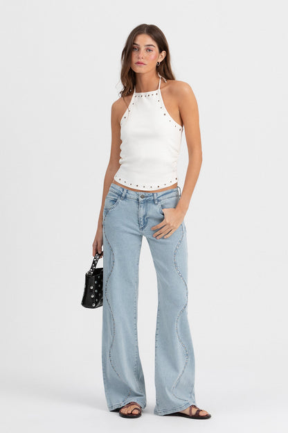 TOP FRUNCE EYELETS