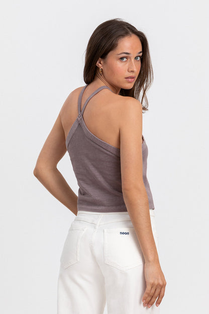 TOP HALTER ALGODON ESTRELLAS
