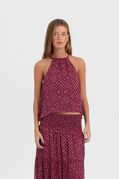 TOP HALTER DETALLE LUREX