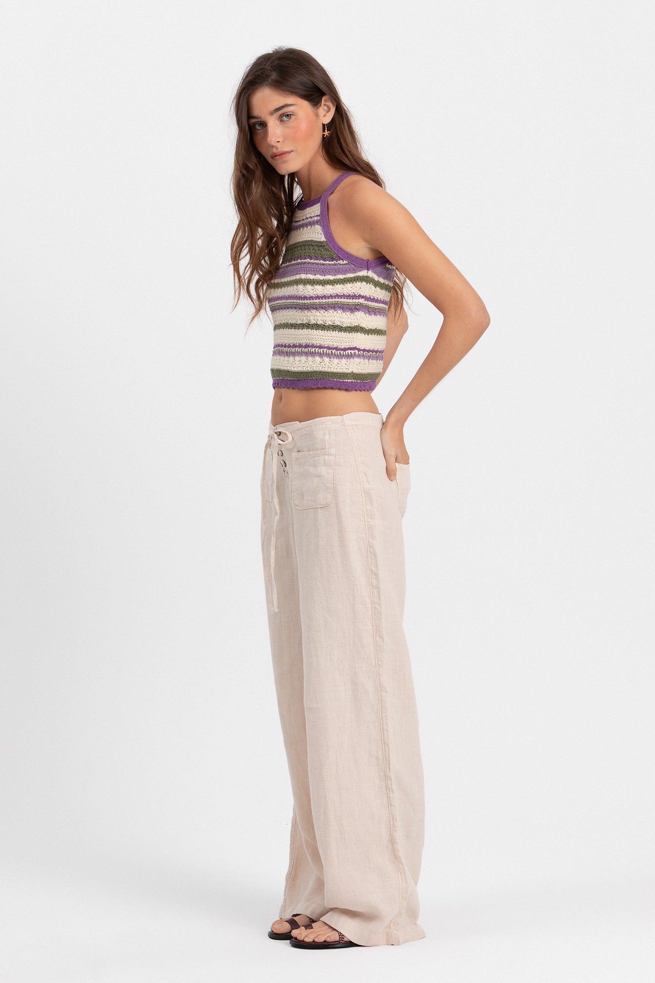 TOP HALTER RAYAS