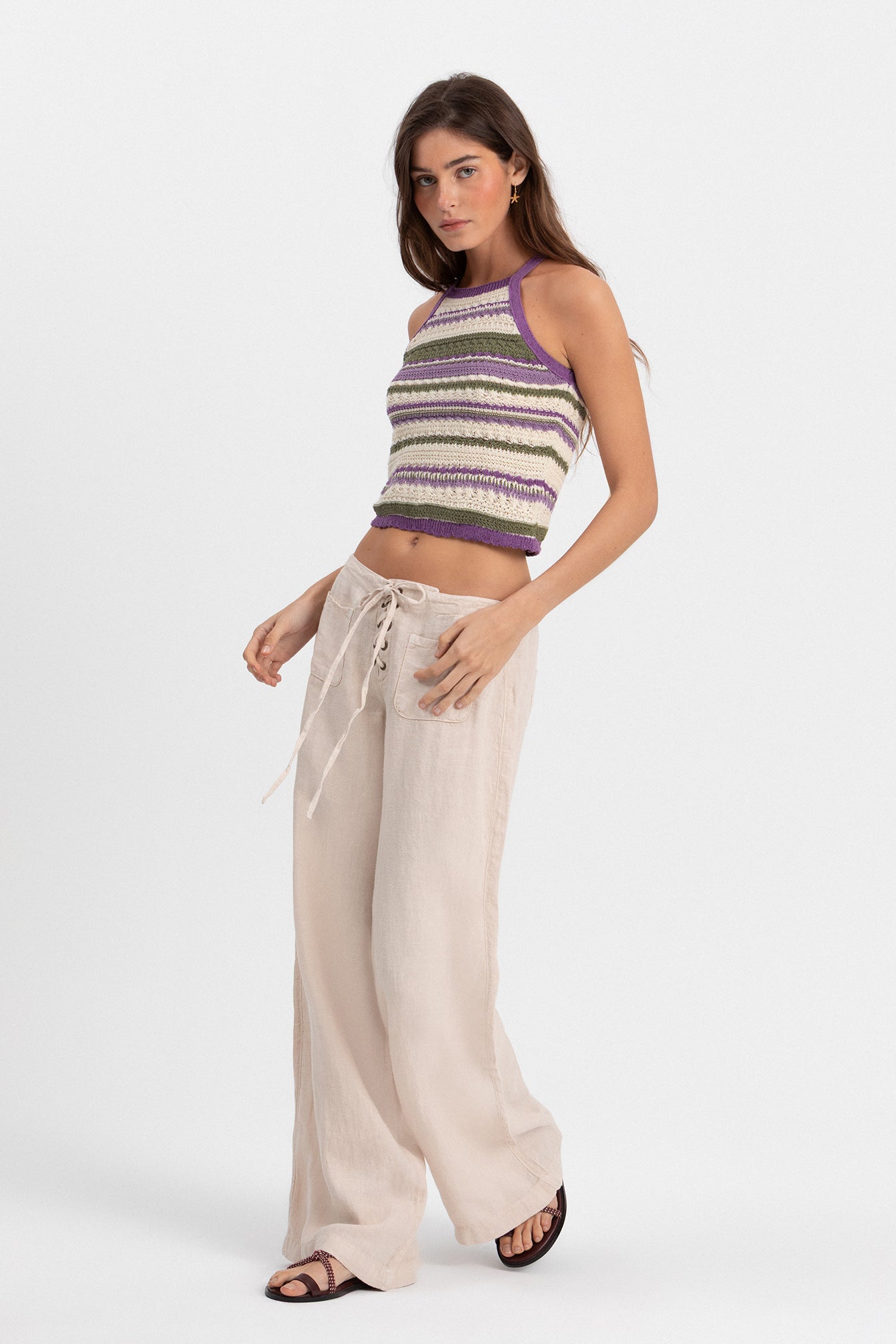 TOP HALTER RAYAS