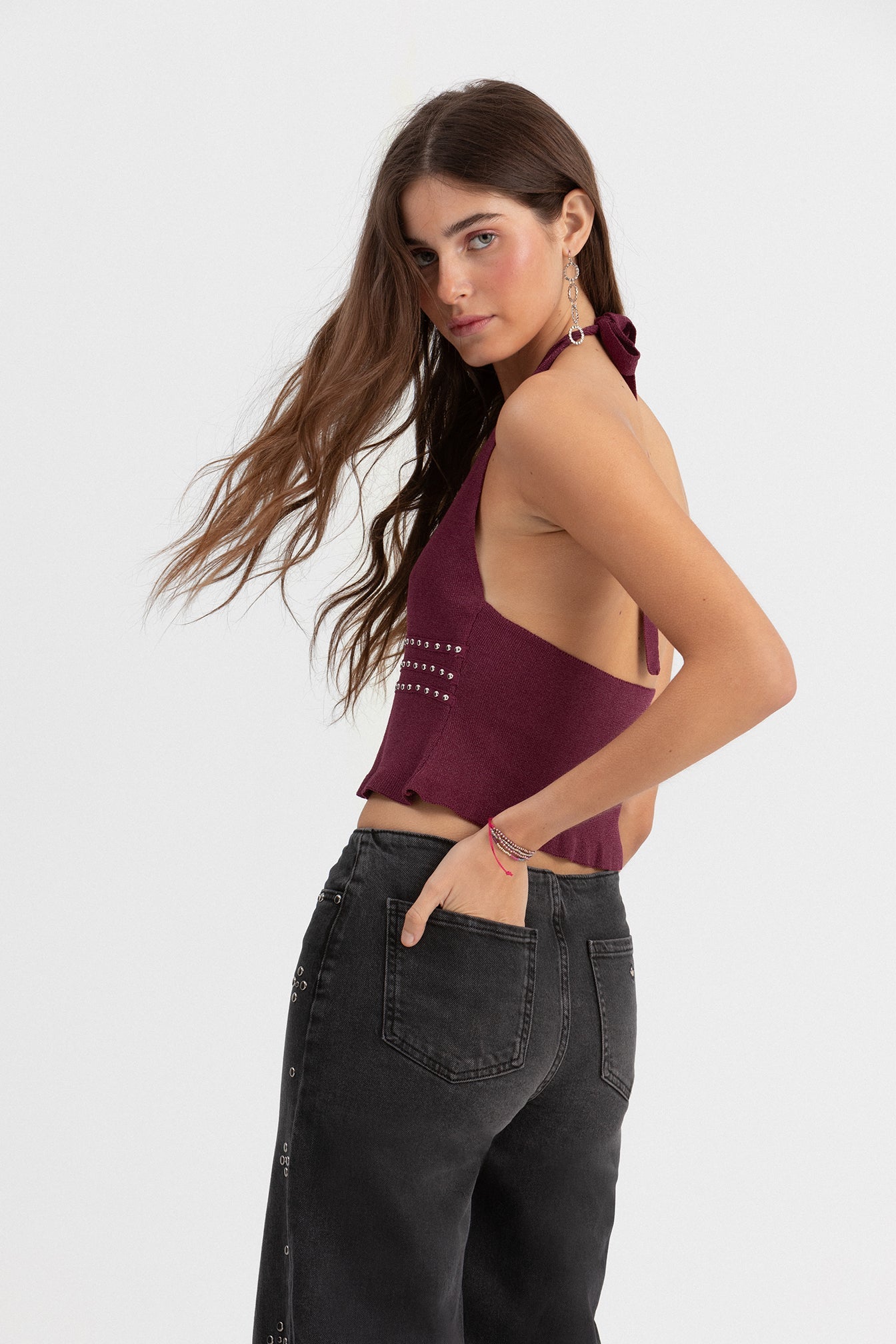 TOP HALTER TACHAS